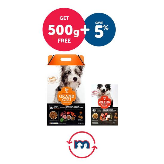 Forfait CaniSource Grand Cru Formule sans grains porc et agneau pour chien Image NaN