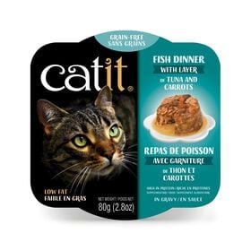 Cat Dinner, Fish, Tuna & Carrots