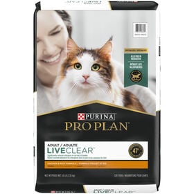 Nourriture sèche formule spécialisée « LiveClear » au poulet et riz pour chats, 7,26 kg