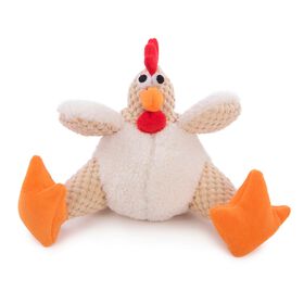 Peluche coq Checkers pour chiens