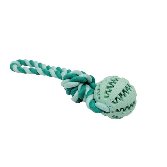 Jouet dentaire balle avec corde pour chiens Image NaN