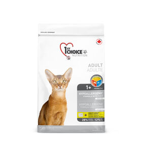 Hypoallergenic Grain Free Duck Formula for Adult Cats