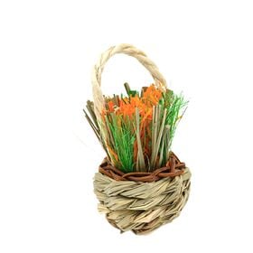 Chew toy for rodents, celebration basket