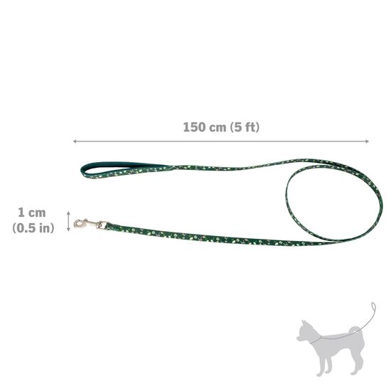 Mini laisse en nylon pour chiens, Fleurs de For&ecirc;t Image NaN