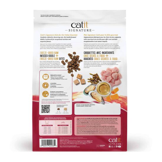 Signature Chicken Freeze-Dried Raw Nutrition Weight Control for Adult Cats, 4.5 kg Image NaN