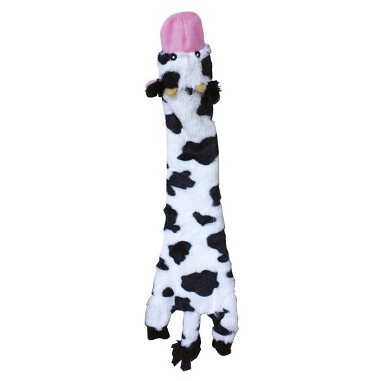 Jouet vache en peluche Skinneeez  avec bruit de froissement pour chiens Image NaN