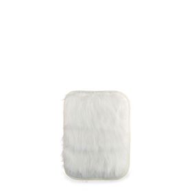 Coussin de fourrure synthétique V-Furry pour meuble, 28 x 38 cm