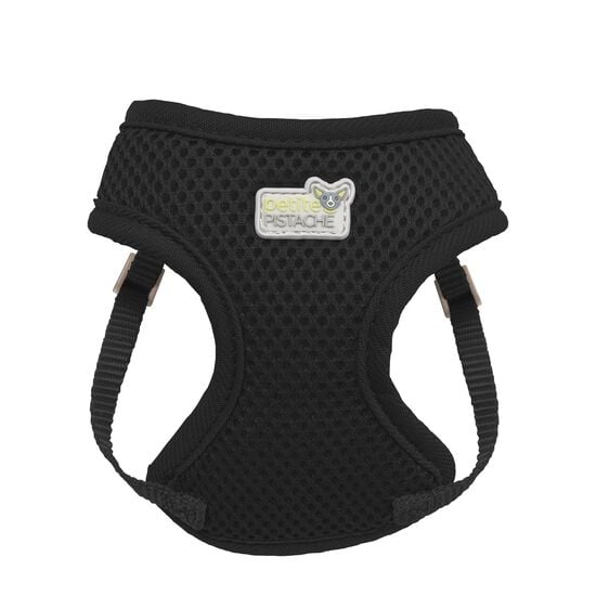 Mesh harness for very small dog, black Image NaN