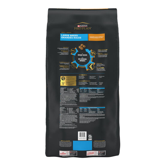 Nourriture s&egrave;che formule poulet et riz pour chiens adultes de grandes races, 21,3 kg Image NaN