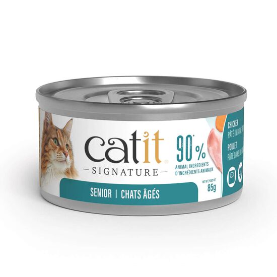 Signature Chicken Entr&eacute;e in Bone Broth for Senior Adult Cats, 85 g Image NaN