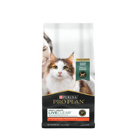 LiveClear dry food for cats, salmon and rice