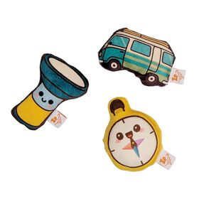 Trio de jouets aventure pour chats