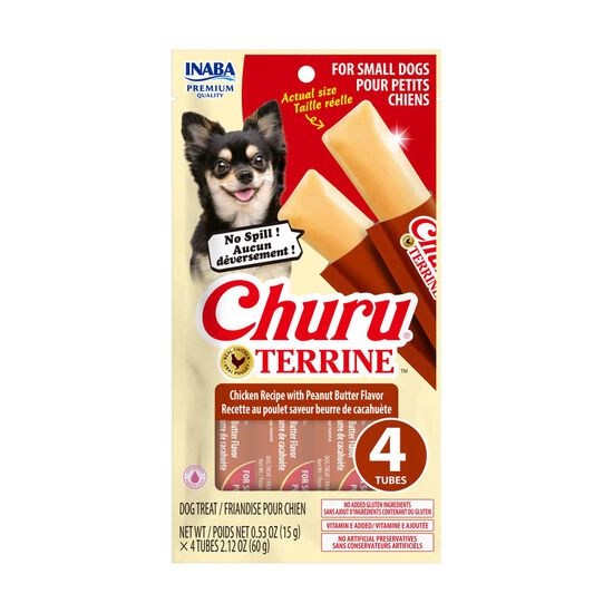 Chicken with Peanut Butter Churu Terrine for Small Dogs Image 1.0