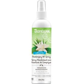 Spray d&eacute;sodorisant &agrave; base de talc pour animaux domestiques, 236 ml