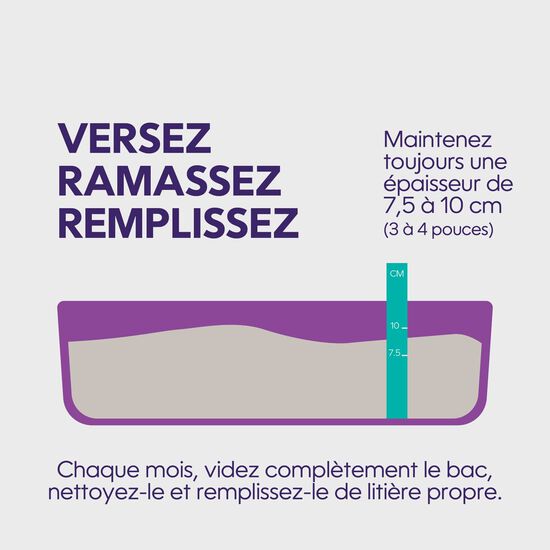 Liti&egrave;re agglom&eacute;rante avec recharge Easy Roll, 8 sacs Image NaN