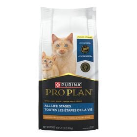 Nourriture s&egrave;che sp&eacute;cialis&eacute;e toutes les &eacute;tapes de la vie au poulet et riz pour chats, 2,49 kg
