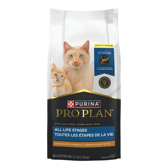Specialized All Life Stages Chicken and Rice Formula Dry Food for Cats, 2.49 kg Image NaN