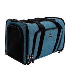 Explorer Soft Carrier Expandable Carry Bag, blue