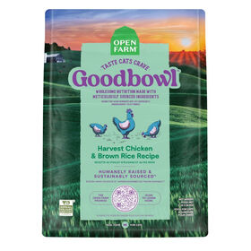 GoodBowl Harvest Chicken & Brown Rice Recipe Dry Cat Food