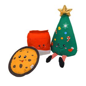Trio veille de No&euml;l pour chiens