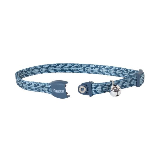 Collier Breakaway ajustable avec boucle magn&eacute;tique pour chats, Fl&egrave;che Grise Image NaN
