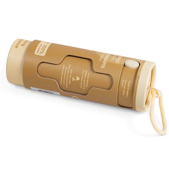 Eco-friendly Waste Bag with Disposable Compact Dispenser, Mocha Latte Image NaN