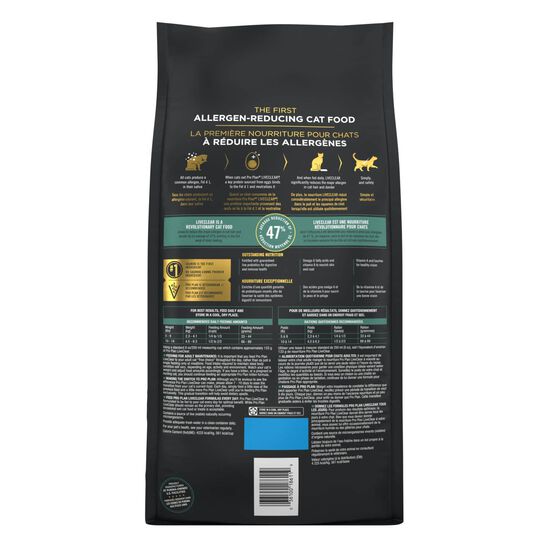 Nourriture s&egrave;che formule sp&eacute;cialis&eacute;e &laquo; LiveClear &raquo; saumon et riz pour chats, 3,18 kg Image NaN