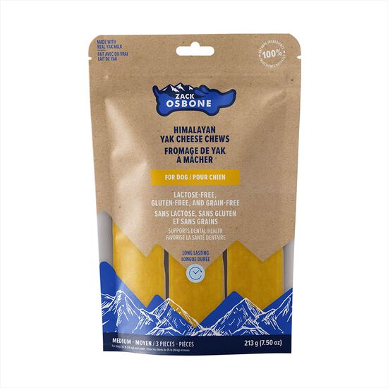 G&acirc;teries au fromage de yak pour chiens, moyen Image NaN