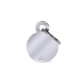 M&eacute;daille ronde argent&eacute;e