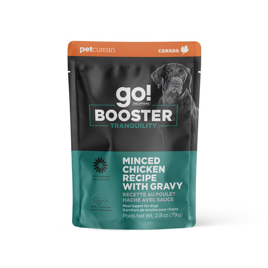 Booster Tranquility Minced Chicken with Gravy Meal Topper for Dogs, 79 g Image NaN