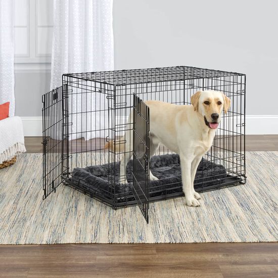 Cage pliante &agrave; deux portes pour chiens Image 3.0