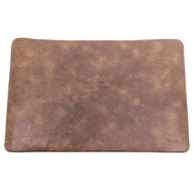 Faux Leather Placemat, Pecan