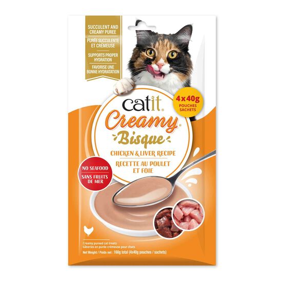 Creamy Bisque Chicken & Liver Recipe for Cats Image 1.0