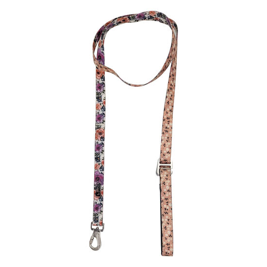 Silicone Leash for Dogs, Dual Floral Image NaN