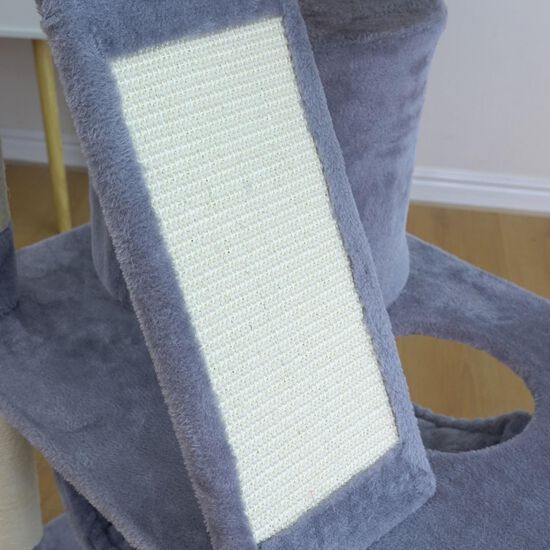 Arbre à chat multi niveaux avec griffoir et hamac Image NaN