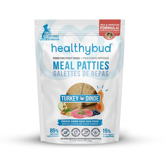 Turkey Dinner Patties FreezeDried Food, 397g Healthybud Mondou