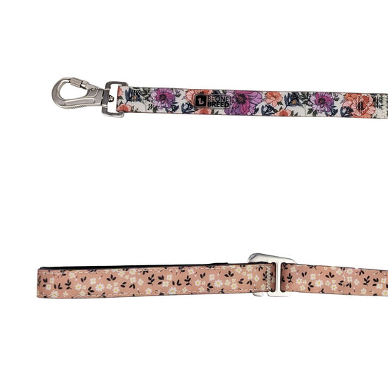 Silicone Leash for Dogs, Dual Floral Image NaN