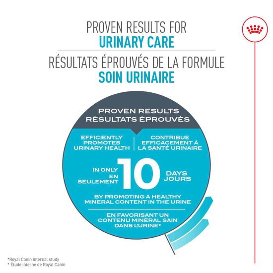 Nourriture sèche formule nutrition soin urinaire pour chats Image NaN