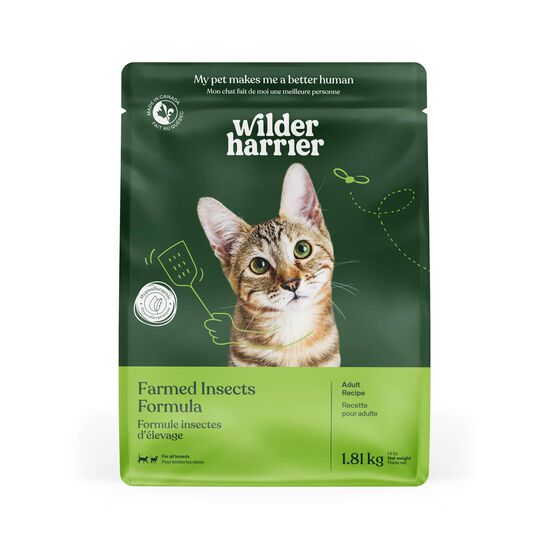 Nourriture s&egrave;che formule hypoallerg&egrave;ne &agrave; base d'insectes pour chats Image NaN