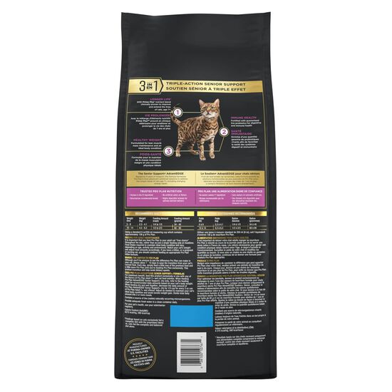 Nourriture s&egrave;che AdvantEDGE Soutien+ s&eacute;nior au poulet et riz pour chats, 2,27 kg Image NaN
