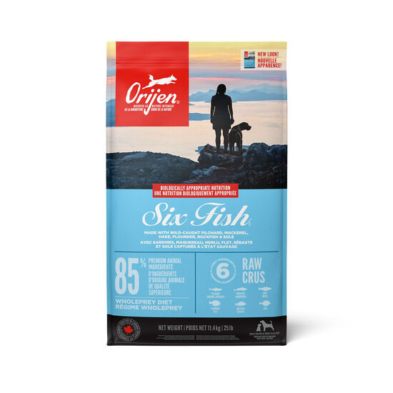 Six Fish Dry Food for Dogs, 11.4 kg Image NaN