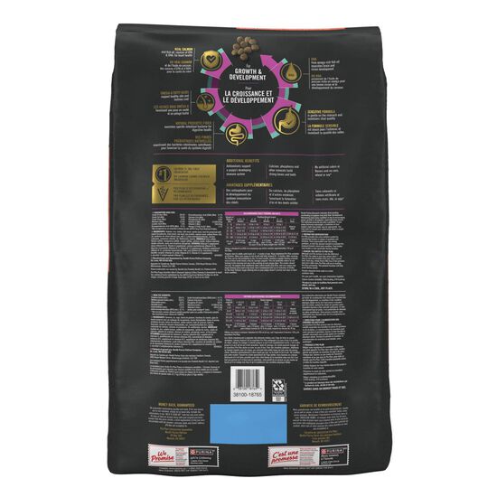 Nourriture s&egrave;che d&eacute;veloppement peaux et estomacs sensibles formule saumon et riz pour chiots de moins d'un an Image NaN