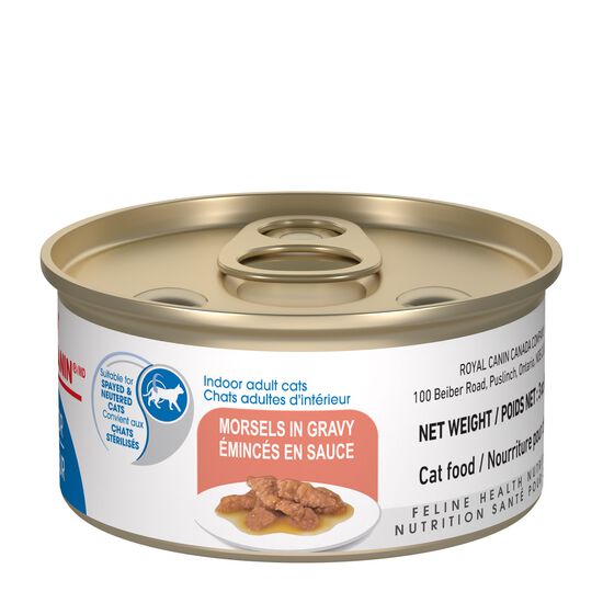 Feline Health Nutrition™ Indoor Adult Morsels in Gravy Canned Cat Food Image NaN