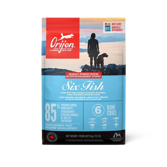 Six Fish Dry Food for Dogs, 6 kg Image NaN