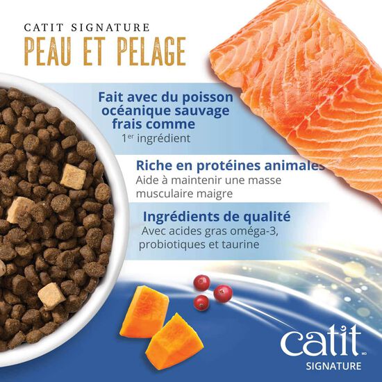 Signature Ocean Fish Freeze-Dried Raw Nutrition Skin & Coat for Adult Cats, 1.8 kg Image NaN