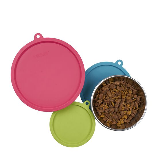 Set of Stainless Steel Bowls and Silicone Lids Image NaN