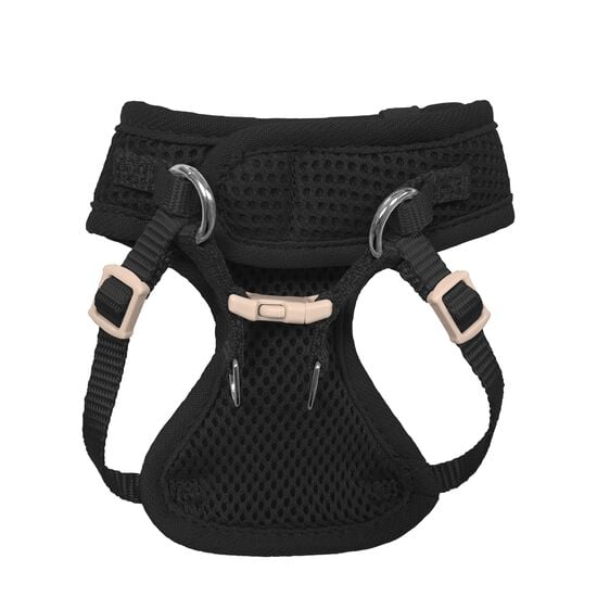 Mesh harness for very small dog, black Image NaN
