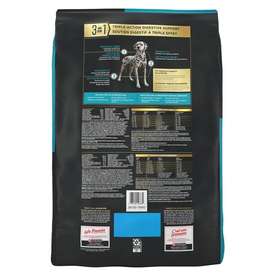 Nourriture s&egrave;che AdvantEDGE Soutien+ digestif au saumon et farine d'avoine pour chiens, 10 kg Image NaN