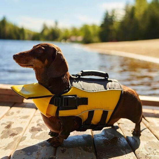 Gilet de sauvetage ajustable pour chiens Image NaN