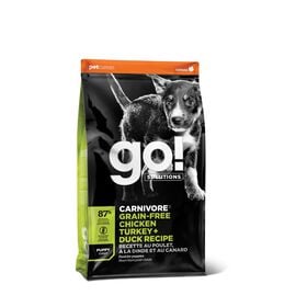 Recette &laquo; Carnivore &raquo; sans grains au poulet, dinde et canard pour chiots, 9,98 kg